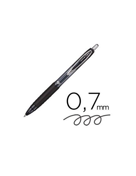 BOLIGRAFO ROLLER TINTA DE GEL SIGNO RETRACTIL  0,7 NEGRO UMN-207E UNIB