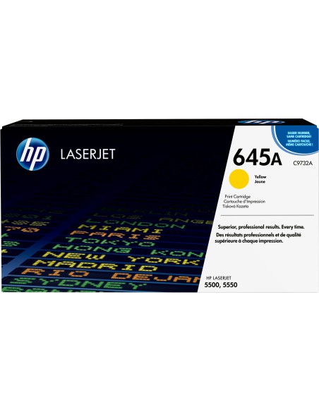 HP Laserjet Color 5500/5550 Toner Amarillo, 13.000 Paginas