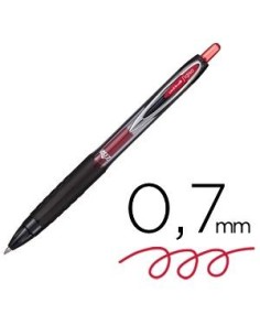 BOLIGRAFO ROLLER TINTA DE GEL SIGNO RETRACTIL O,7 ROJO UMN-207E UNIBAL