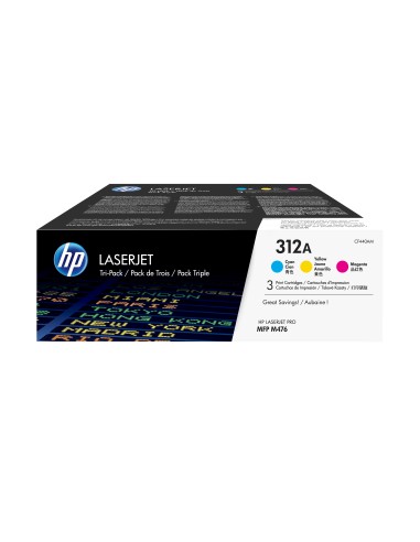 HP LaserJet 312A Pack 3 Toner cian/magenta/amarillo