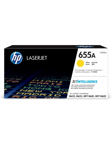 HP LaserJet Enterprise M652 Toner Amarillo 655A