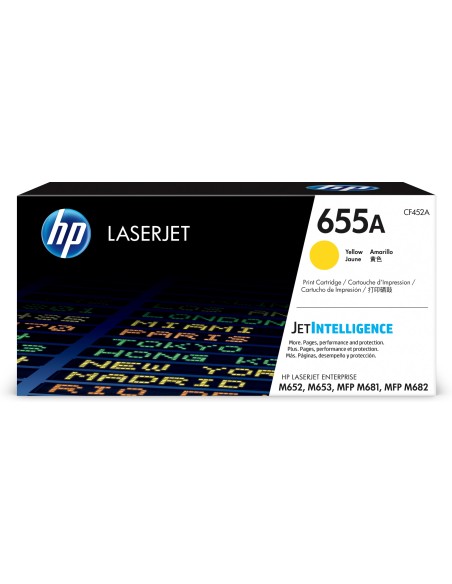 HP LaserJet Enterprise M652 Toner Amarillo 655A