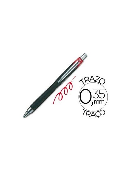 BOLIGRAFO ROLLER  JETSTREAM RETRACTIL 1.0 mm ROJO     SXN-210 UNIBALL