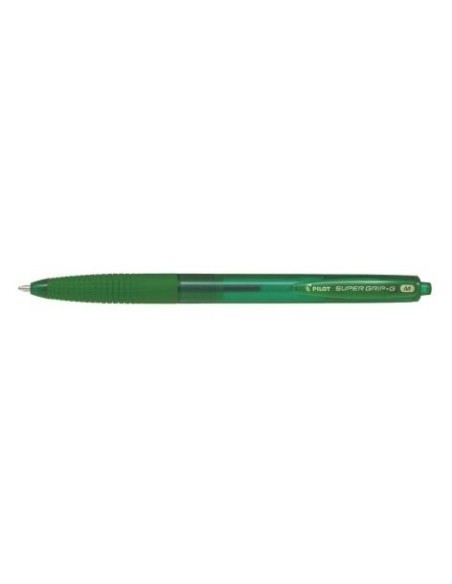 BOLIGRAFO SUPER GRIP G  PILOT VERDE  NSGGV / BPGG-8R-M (12)