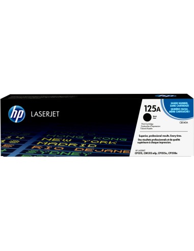 HP Laserjet CP1210/1215/1510/ 1515/1518NI, CM1312 Toner negro con ColorSphere nº125A