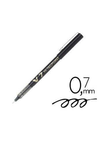 ROTULADOR PILOT V7 NEGRO NV7N/  BX-V7 (12)
