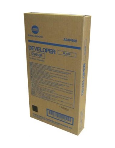 Konica Minolta Developer, original, negro bizhub Pro C6501, DV 610 K