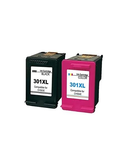 CARTUCHO COMPATIBLE HP 301XL  NEGRO CH563EE