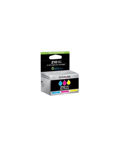 LEXMARK Office EDGE PRO 4000/5500/5500T Cartucho Tricolor Nº210XL (Pack 3)