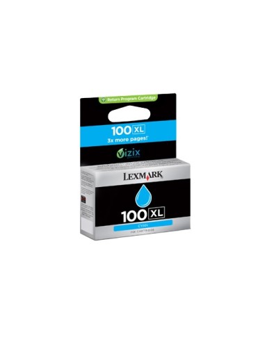 LEXMARK S/305/405/505/605 PRO/205/705/805/905 Cartucho de tinta Cian Retornable nº100XL