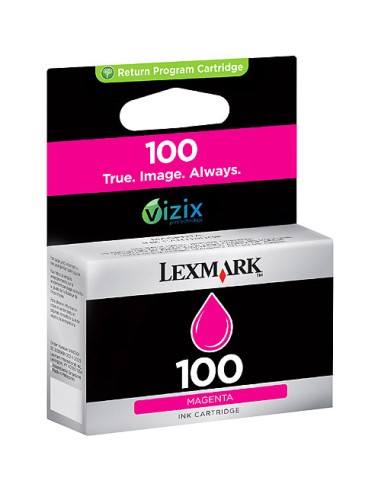LEXMARK S/305/405/505/605 PRO/205/705/805/905 Cartucho de tinta Magenta Retornable nº100XL