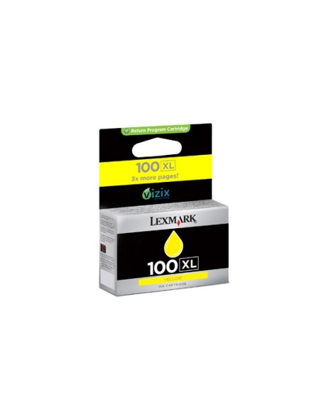 LEXMARK S/305/405/505/605 PRO/205/705/805/905 Cartucho de tinta Amarillo Retornable nº100XL