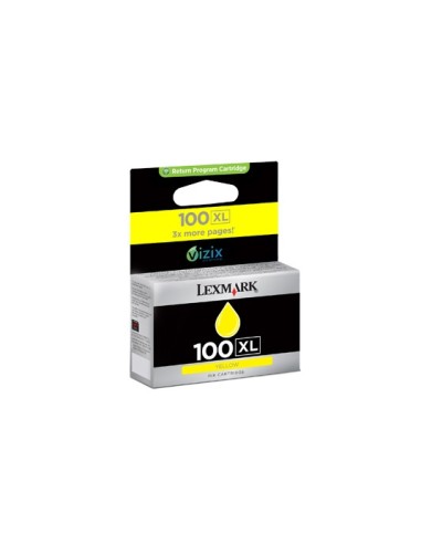 LEXMARK S/305/405/505/605 PRO/205/705/805/905 Cartucho de tinta Amarillo Retornable nº100XL
