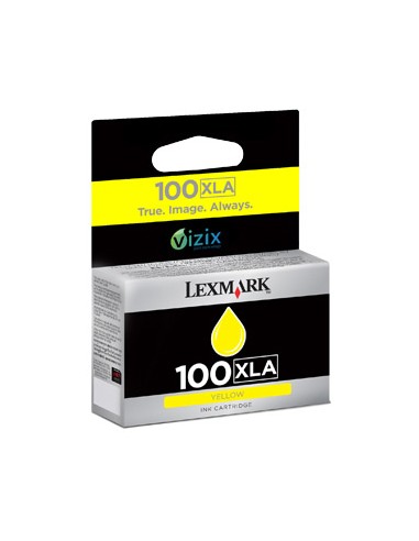 LEXMARK CARTUCHO INYECCION TINTA AMARILLO Nº100 XLA VIZIX