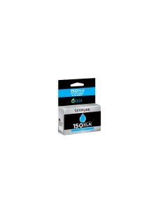 Lexmark Cartucho de tinta cian Alto Rendimiento 150XLA