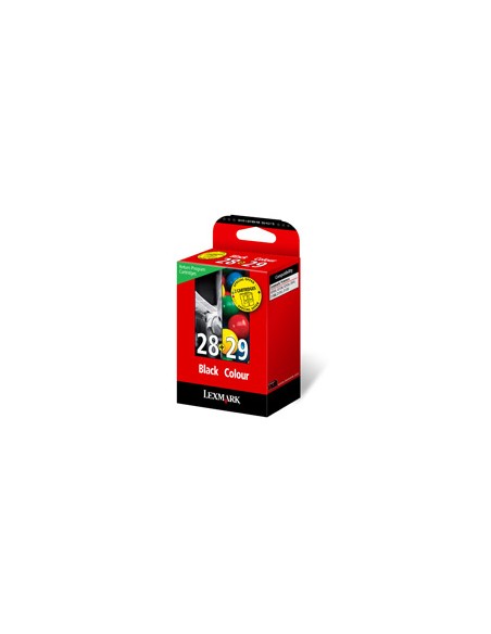 LEXMARK Z845/1300/X2500 Pack Cartucho Negro nº28 + Color nº29 Retornables