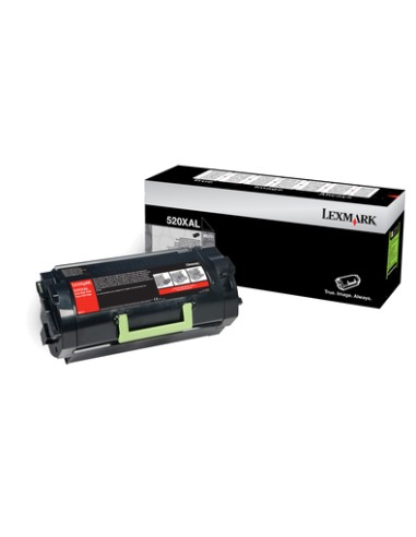 Lexmark 520XAL Cartucho de toner de rendimiento extra alto para etiquetas