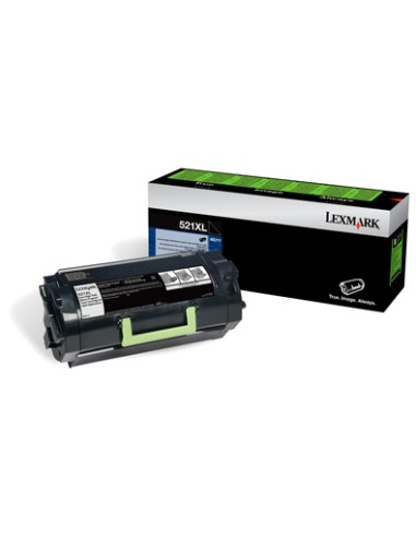 Lexmark 522XL Cartucho de toner de rendimiento extra alto del Programa de devolucion para etiquetas