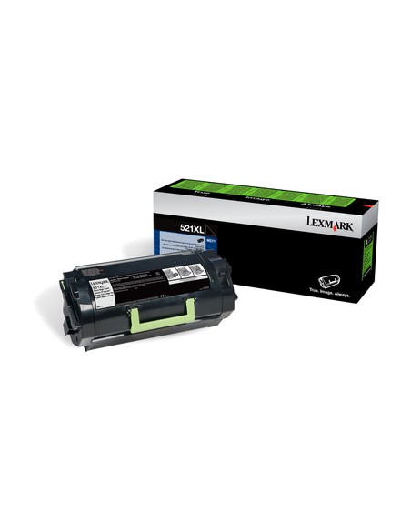 Lexmark 522XL Cartucho de toner de rendimiento extra alto del Programa de devolucion para etiquetas