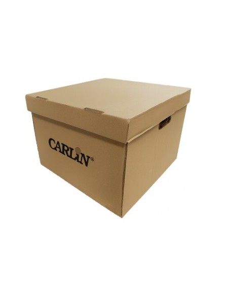 CAJA DE CARTON MULTIUSO AMERICANA CON TAPA Y ASAS 410X360X280