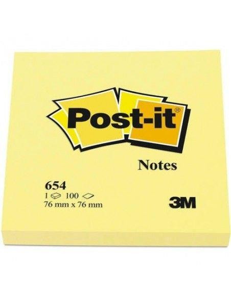 POST IT 76X76 ORIGINAL 654 3M 654Y.24P 7100172239 / FT51028024(12)