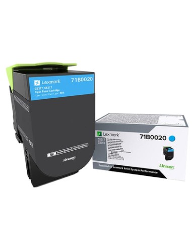 Lexmark CS/CX 317 Cartucho de toner cian