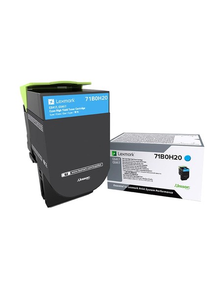 Lexmark CS/CX 417 Cartucho de toner cian Alto Rendimiento