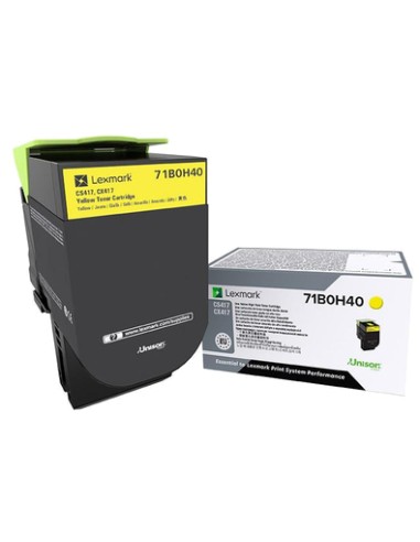 Lexmark CS/CX 417 Cartucho de toner amarillo Alto Rendimiento