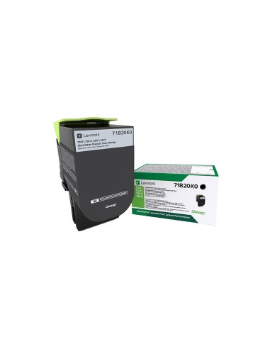 LEXMARK TONER 71B20K0 NEGRO