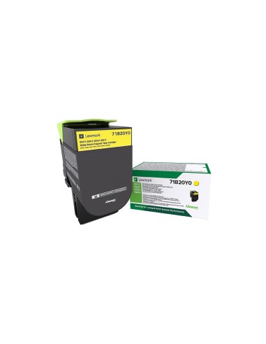 LEXMARK TONER 71B20Y0 AMARILLO