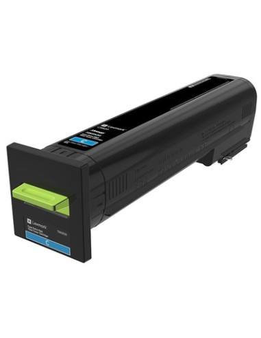 Lexmark CS820 Cartucho de toner cian rendimiento extra alto