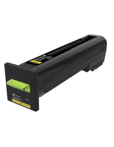 Lexmark CS820, CX82x, CX860 Cartucho de toner amarillo Retornable