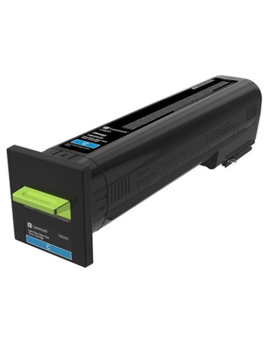 Lexmark CS820 Cartucho cian rendimiento extra alto Corporativo (22 000 paginas)