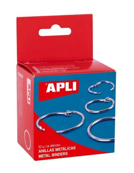 ANILLAS METALICA 46MM  POR UNIDAD   APLI 455 (10)
