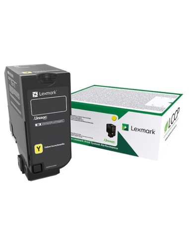 Lexmark CS/CX 827 Cartucho de toner amarillo Retornable