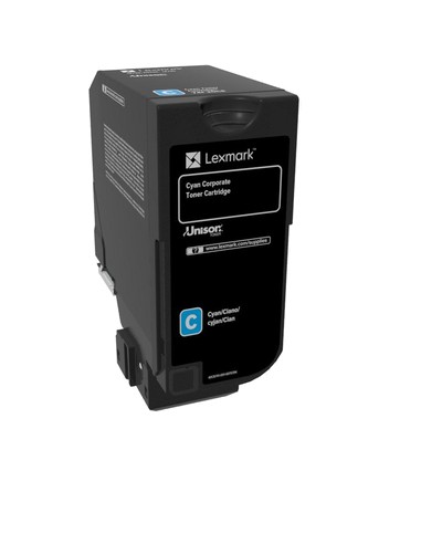Lexmark CS720, CS725, CX725 Cartucho Corporativo cian (3 000 paginas)