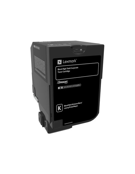 Lexmark CS720, CS725 Cartucho negro alto rendimiento Corporativo (20 000 paginas)