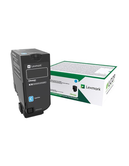 Lexmark CS/CX 727, CS728 Cartucho de toner cian Retornable