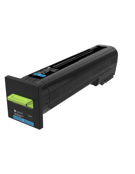 Lexmark CX82x, CX860 Cartucho de toner cian alto rendimiento Retornable