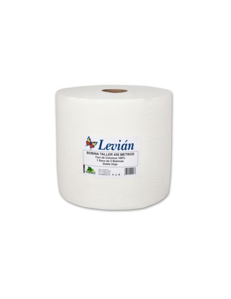 BOBINA TALLER LEVIAN 450M. BOPAPEL BI00223 (2) POR UNIDAD