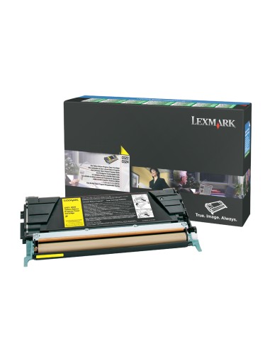 Lexmark C522, C524, C53x Yellow Return Program Corporate Cartridge