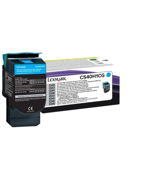 LEXMARK C540/543/544 Toner Cian Retornable Alto rendimiento