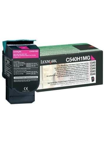 LEXMARK C540/543/544 Toner Magenta Retornable Alto rendimiento