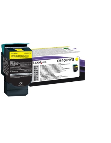 LEXMARK C540/543/544 Toner Amarillo Retornable Alto rendimiento