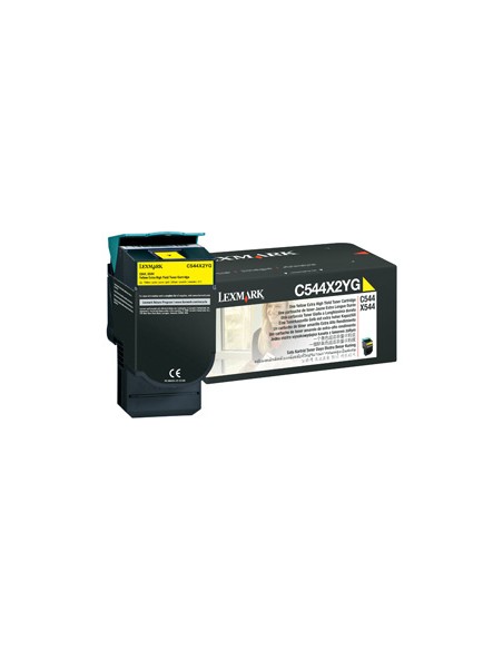 Lexmark C544/546, X544/546 Cartucho toner amarillo Extra Alto Rendimiento (4K)