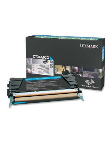LEXMARK C-734/736, X-734/736/738 Toner Cian Retornable