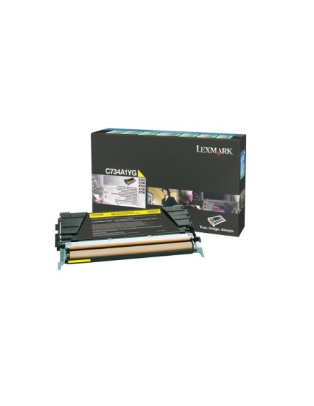 LEXMARK C-734/736, X-734/736/738 Toner Amarillo Retornable