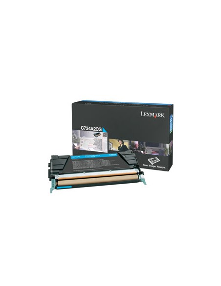 Lexmark C73x, X73x Cartucho de toner cian (6K)