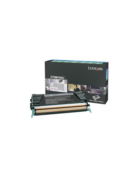LEXMARK C-736, X-736/738 Toner Negro Alto rendimiento Retornable