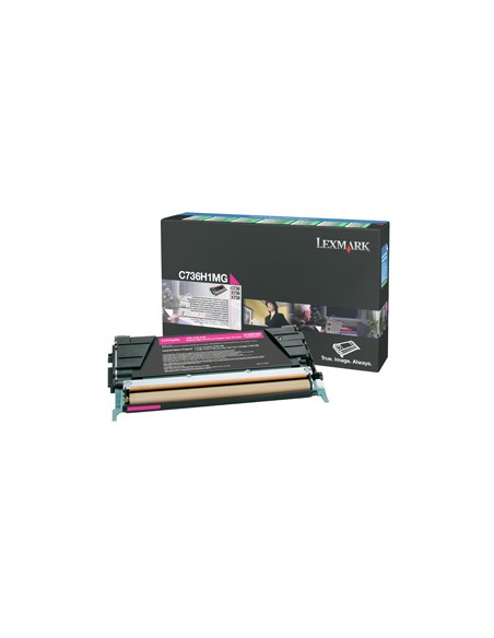 LEXMARK C-736, X-736/738 Toner Magenta Alto rendimiento Retornable